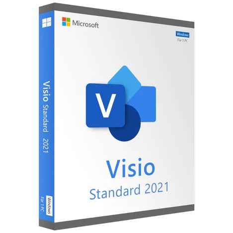 Visio 2021 Standard - 32/64 Bits - Licença Vitalícia + NFe
