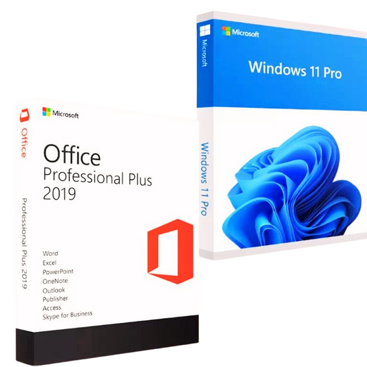 Office 2019 Pro Plus + Windows 11 Pro - 32/64 Bits - Licença Vitalícia + NFe