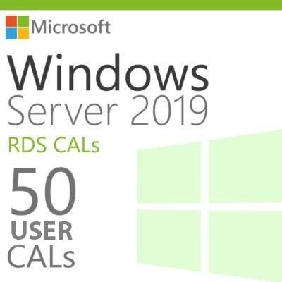 Pacote 50 User CALs Windows Server 2019 - Licença Vitalícia + NFe