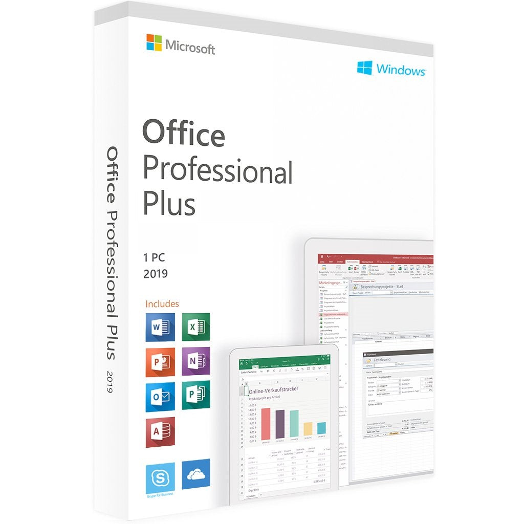 Office 2019 Pro Plus 32/64 Bits - Licença Vitalícia + NFe