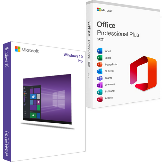 Windows 10 PRO + Office 2021 Pro Plus - Licença Vitalícia + NFe